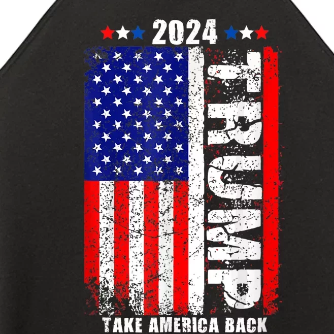 Donald Trump 2024 Take America Back Women’s Perfect Tri Rocker Tank