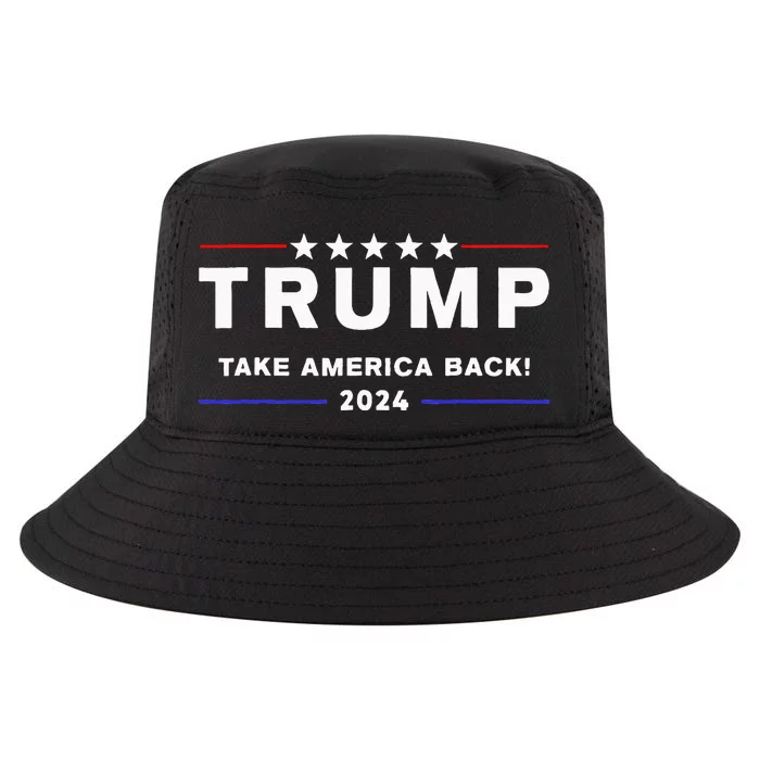 Donald Trump 2024 Take America Back Election The Return Cool Comfort Performance Bucket Hat