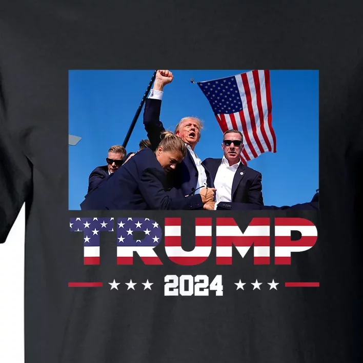 Donald Trump 2024 Survived Shot At Election Rally Gift Tall T-Shirt