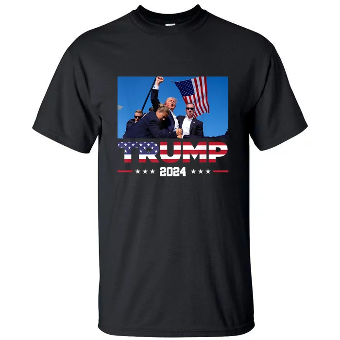 Donald Trump 2024 Survived Shot At Election Rally Gift Tall T-Shirt