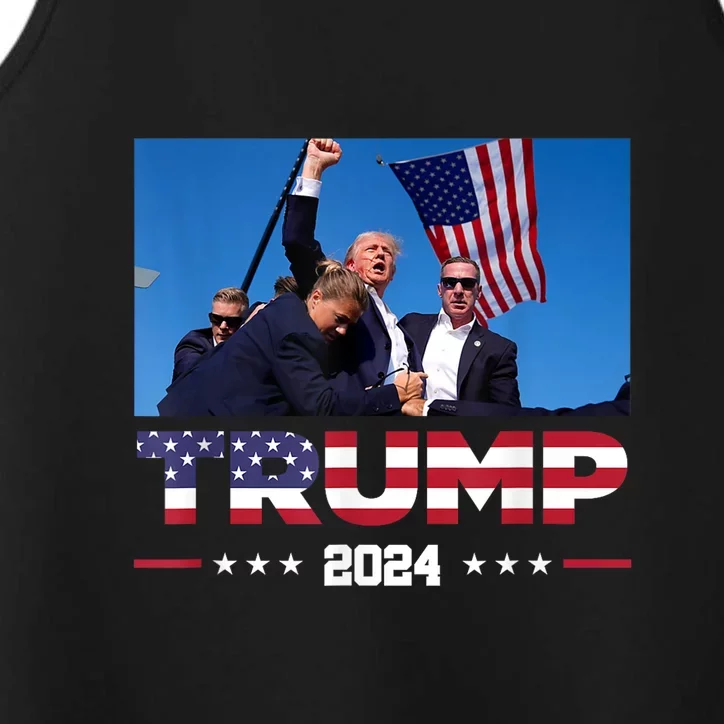 Donald Trump 2024 Survived Shot At Election Rally Gift Performance Tank