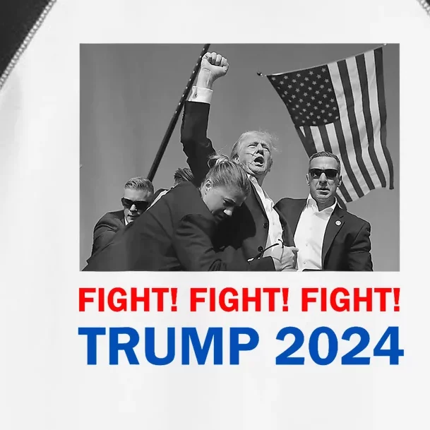 Donald Trump 2024 Fight Fight Fight Donald Trump Fist Pump Toddler Fine Jersey T-Shirt