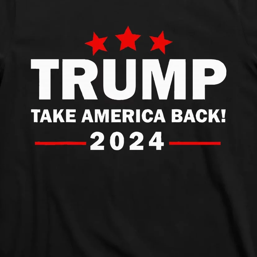 Donald Trump 2024 Take America Back Election 4th Of July T-Shirt