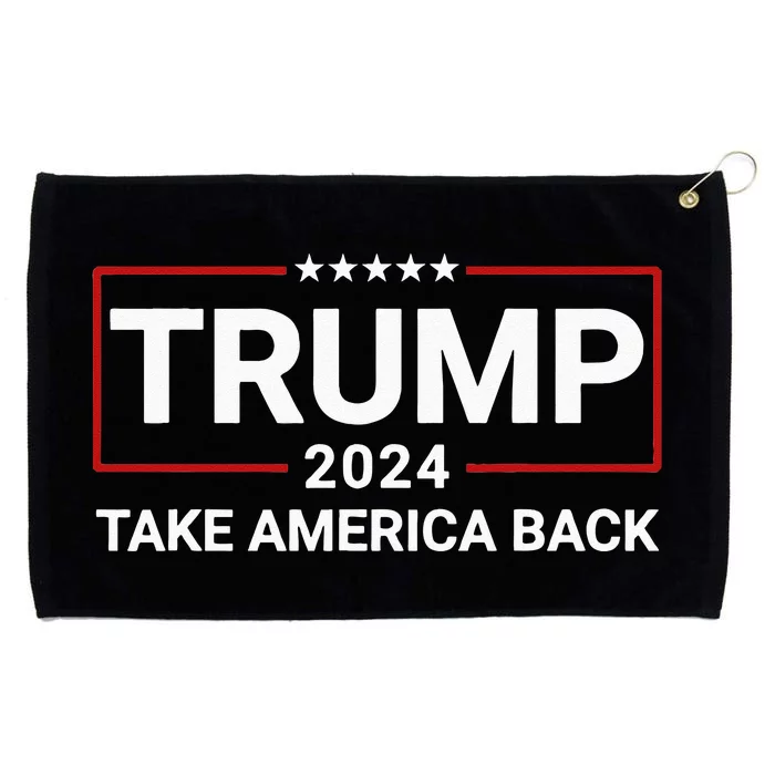 Donald Trump 2024 Take America Back Election The Return Grommeted Golf Towel