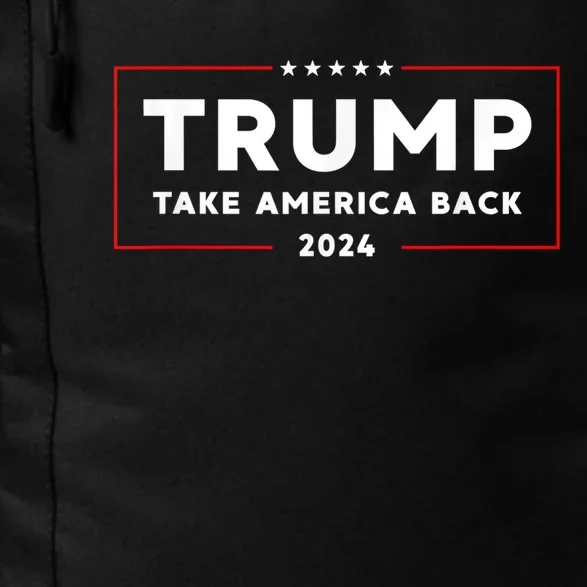 Donald Trump 2024 Take America Back USA United States Daily Commute Backpack