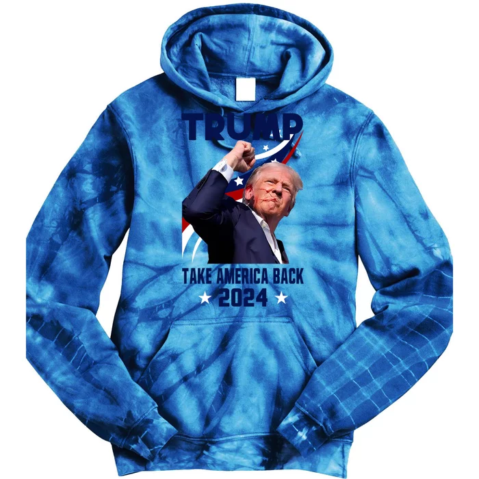 Donald Trump 2024 Survived Shot At Election Tie Dye Hoodie