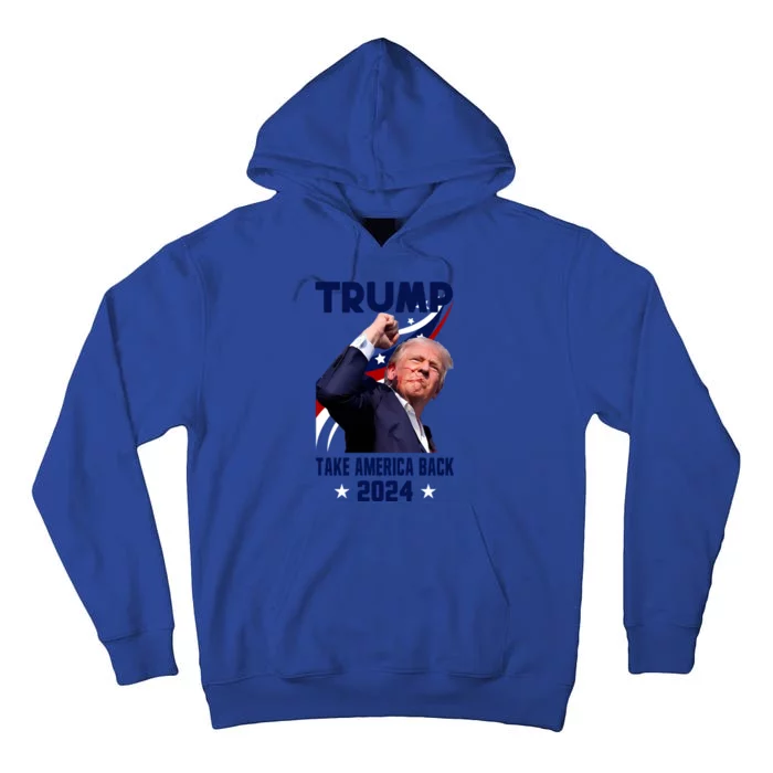 Donald Trump 2024 Survived Shot At Election Tall Hoodie