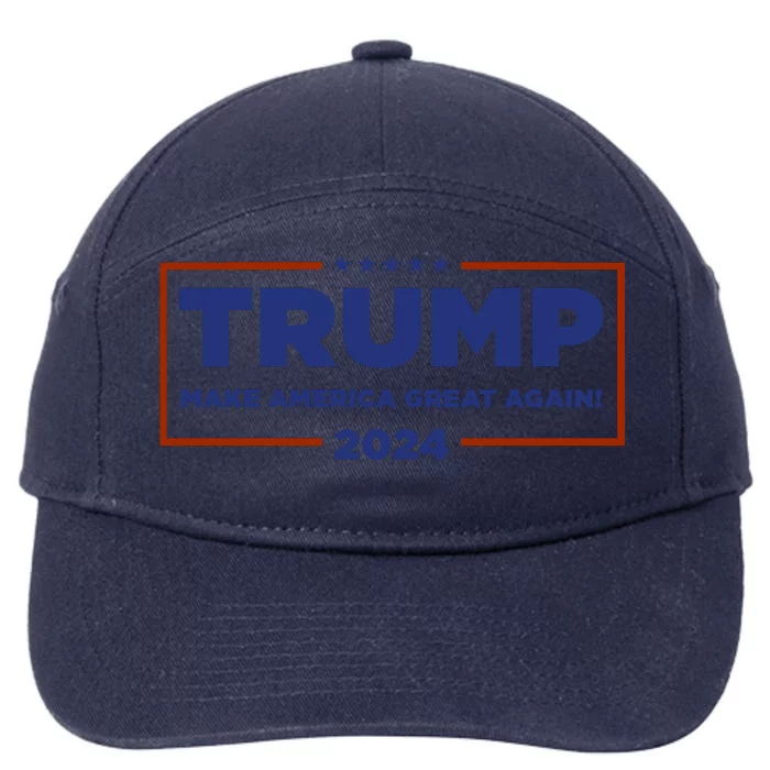 Donald Trump 2024 Make America Great Again MAGA 7-Panel Snapback Hat