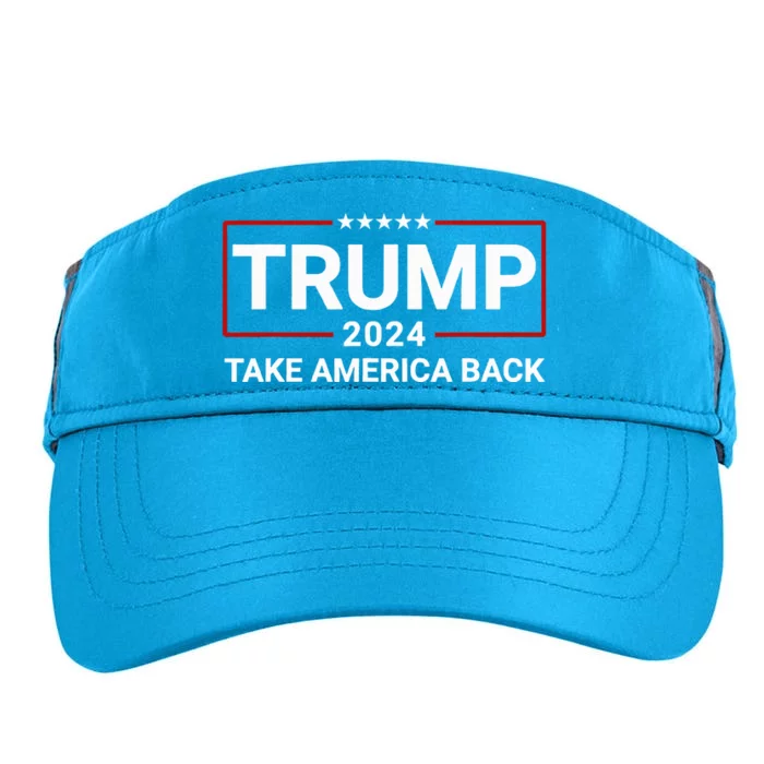 Donald Trump 2024 Take America Back Election The Return Adult Drive Performance Visor