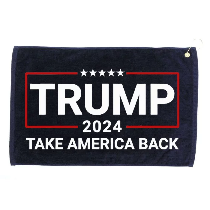 Donald Trump 2024 Take America Back Election The Return Grommeted Golf Towel