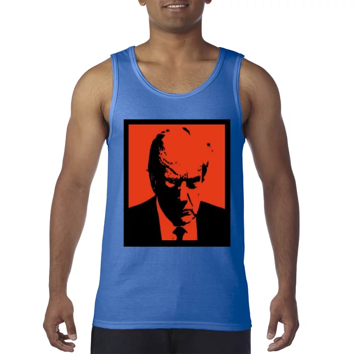 Donald Trump 2024 Mug Shot 4547 Red Gift Tank Top