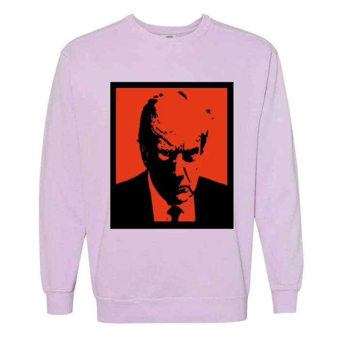 Donald Trump 2024 Mug Shot 4547 Red Gift Garment-Dyed Sweatshirt