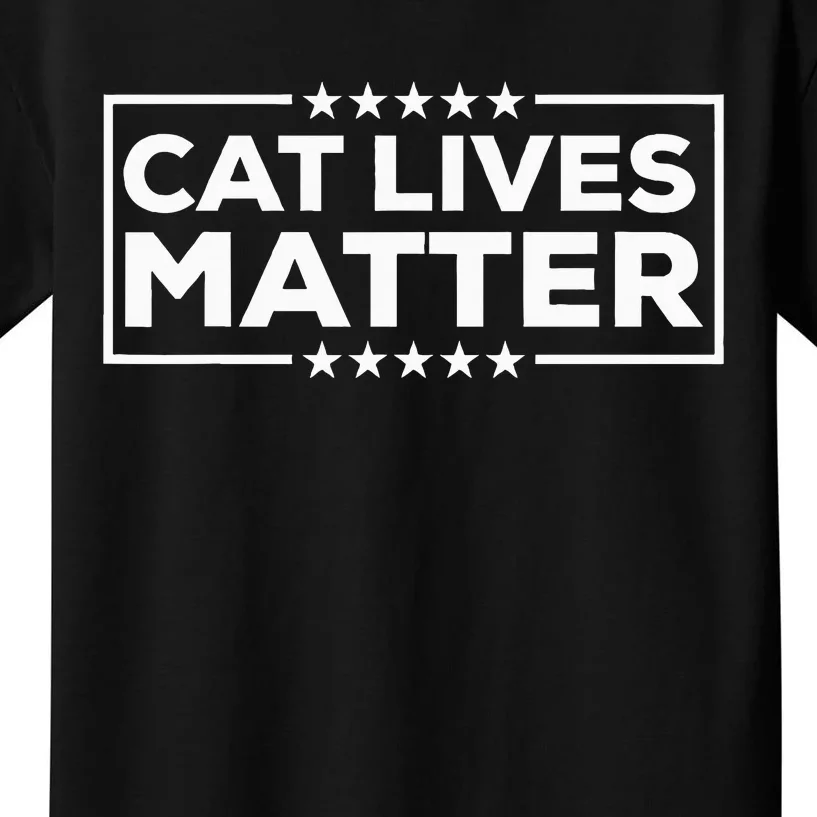 Donald Trump 2024 Cats Cat Lives Matter Trump Kids T-Shirt