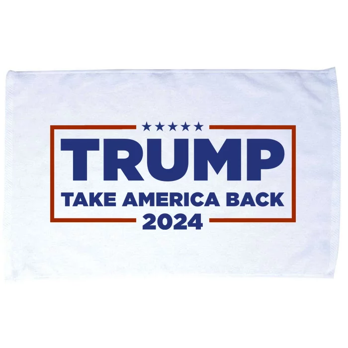 Donald Trump 2024 Take America Back MAGA Microfiber Hand Towel