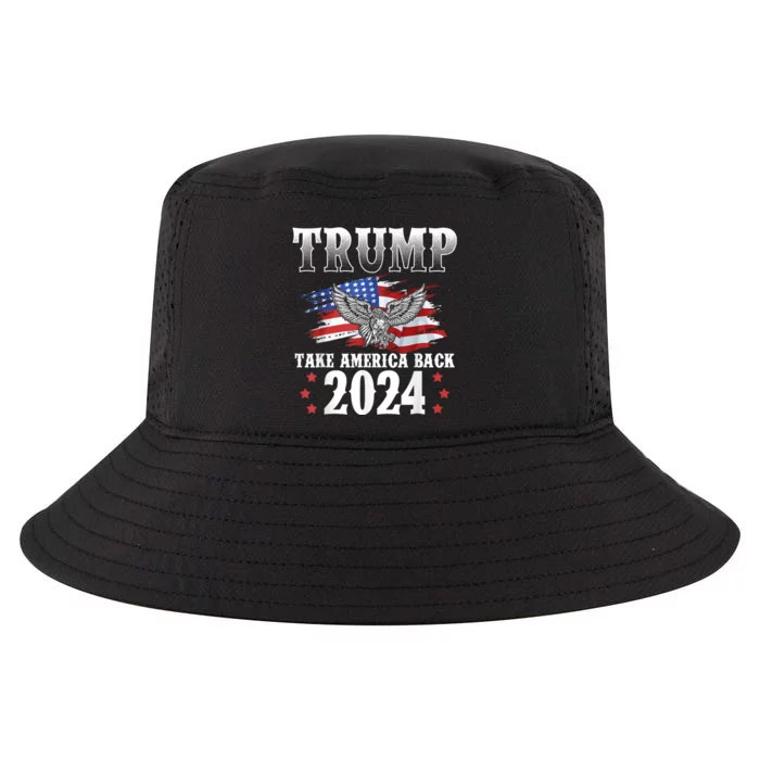 Donald Trump 2024 Take America Back Usa United States Cool Comfort Performance Bucket Hat