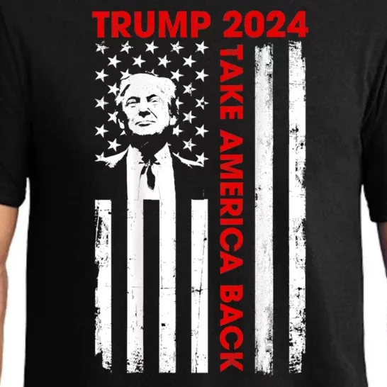 Donald Trump 2024 Take America Back Usa United States Pajama Set