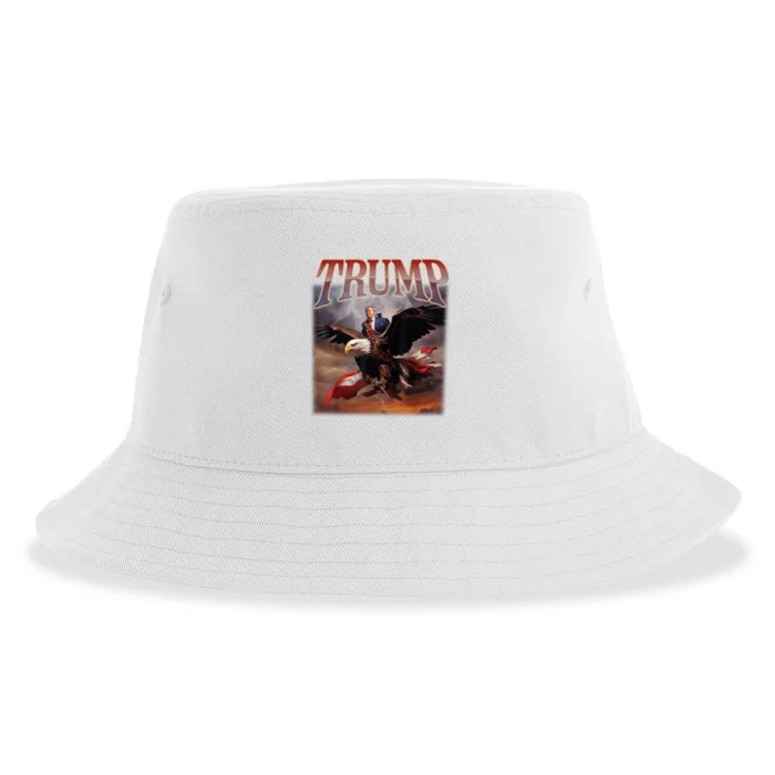 Donald Trump 2024 Take America Back Usa United States Sustainable Bucket Hat