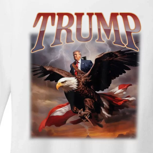 Donald Trump 2024 Take America Back Usa United States Womens CVC Long Sleeve Shirt