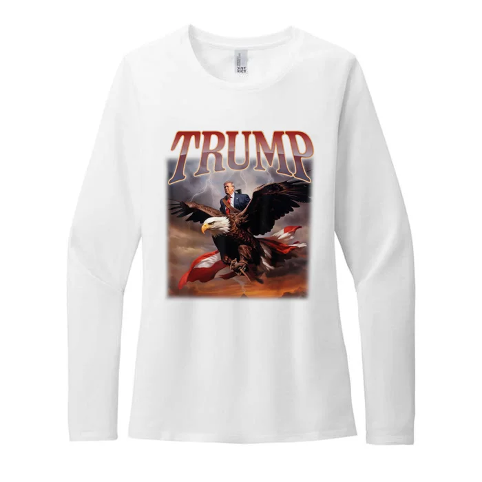 Donald Trump 2024 Take America Back Usa United States Womens CVC Long Sleeve Shirt