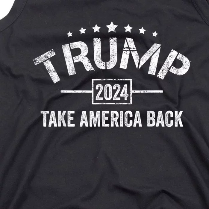 Donald Trump 2024 Take America Back Usa United States Tank Top