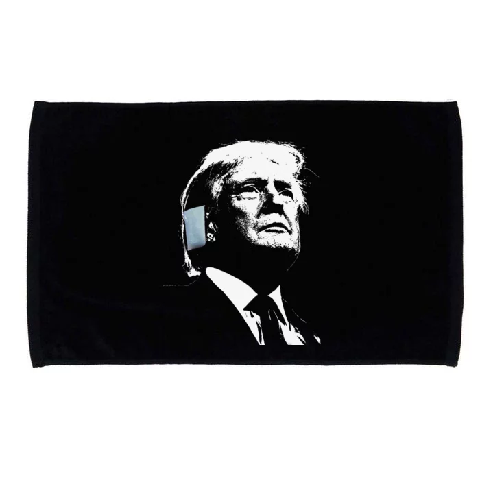 Donald Trump 2024 Ear Bandage Shot At Election Rally America Gift Microfiber Hand Towel