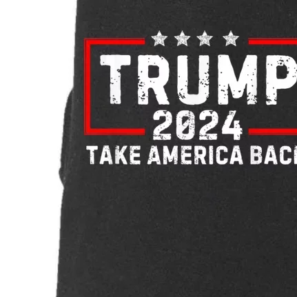 Donald Trump 2024 Take America Back Usa United States Doggie 3-End Fleece Hoodie