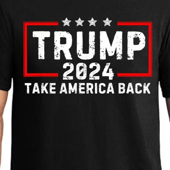 Donald Trump 2024 Take America Back Usa United States Pajama Set