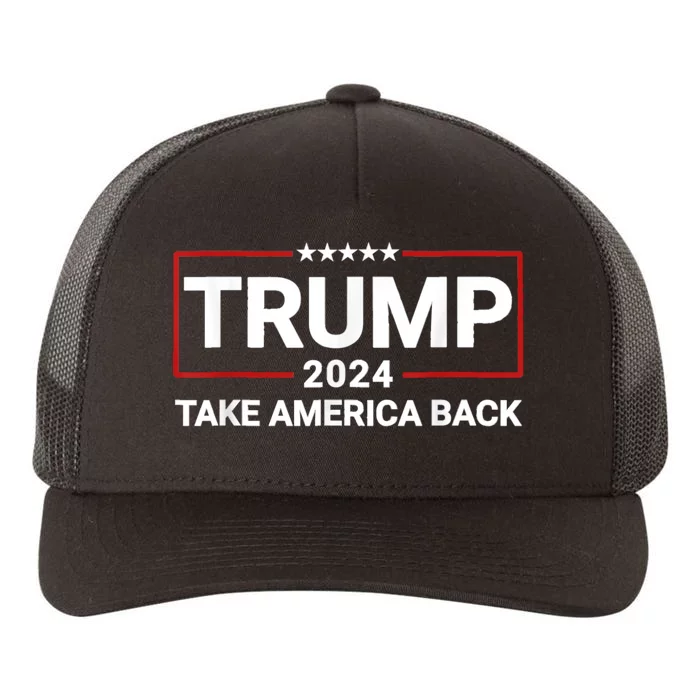 Donald Trump 2024 Take America Back Usa United States Yupoong Adult 5-Panel Trucker Hat