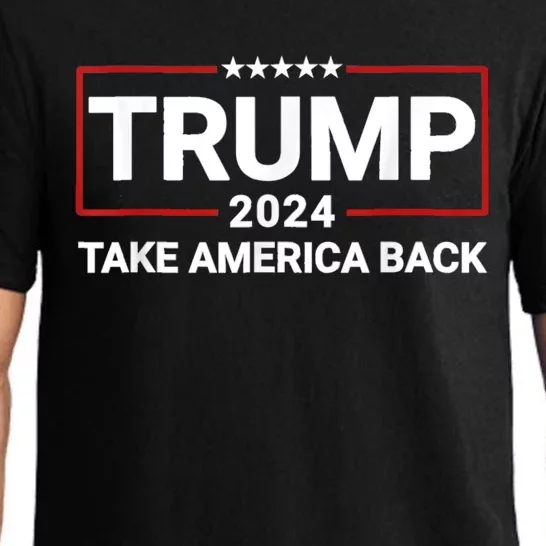 Donald Trump 2024 Take America Back Usa United States Pajama Set