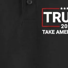 Donald Trump 2024 Take America Back Usa United States Dry Zone Grid Performance Polo