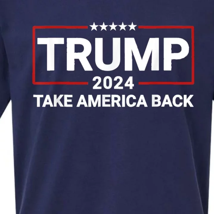 Donald Trump 2024 Take America Back Usa United States Sueded Cloud Jersey T-Shirt