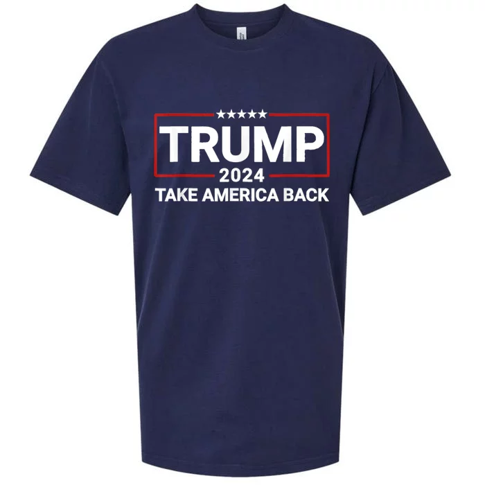 Donald Trump 2024 Take America Back Usa United States Sueded Cloud Jersey T-Shirt