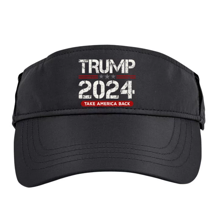 Donald Trump 2024 Take America Back Election Adult Drive Performance Visor