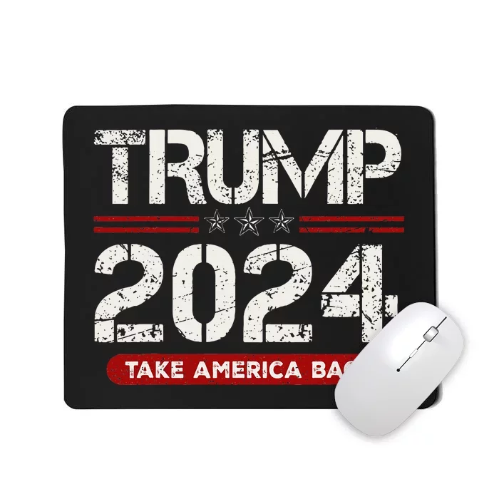 Donald Trump 2024 Take America Back Election Mousepad