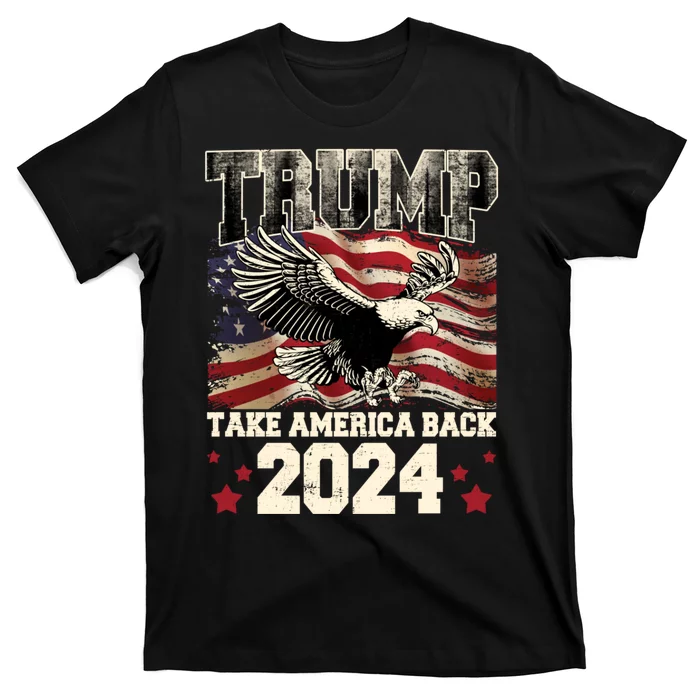 Donald Trump 2024 Take America Back Usa United States T-Shirt