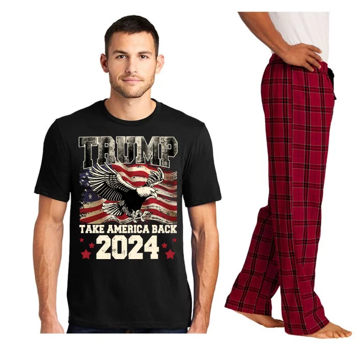 Donald Trump 2024 Take America Back Usa United States Pajama Set