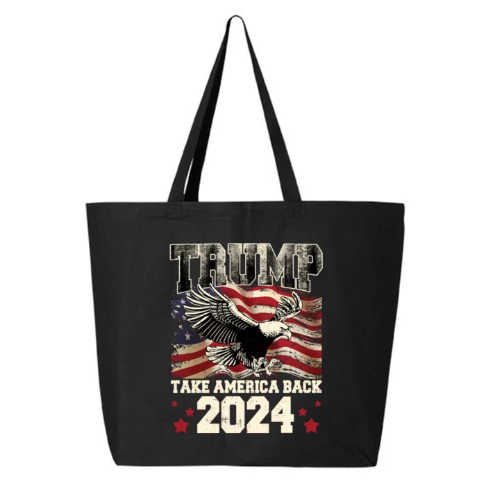 Donald Trump 2024 Take America Back Usa United States 25L Jumbo Tote