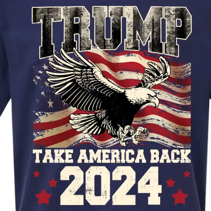 Donald Trump 2024 Take America Back Usa United States Sueded Cloud Jersey T-Shirt