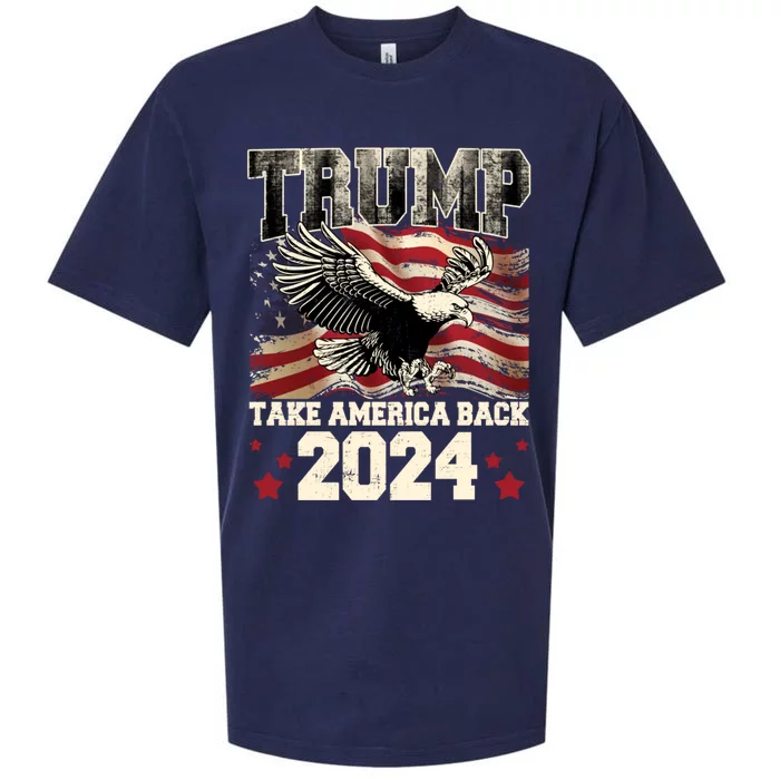 Donald Trump 2024 Take America Back Usa United States Sueded Cloud Jersey T-Shirt