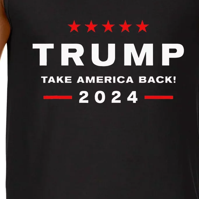 Donald Trump 2024 Take America Back Election The Return Comfort Colors® Tank Top