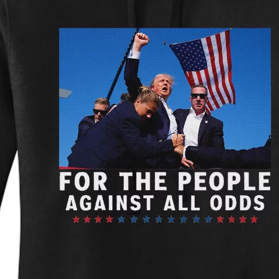 Donald Trump 2024 People Champion Women's Pullover Hoodie