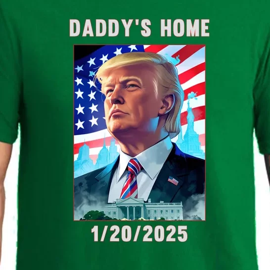 Donald Trump 2024 Daddys Home Pajama Set