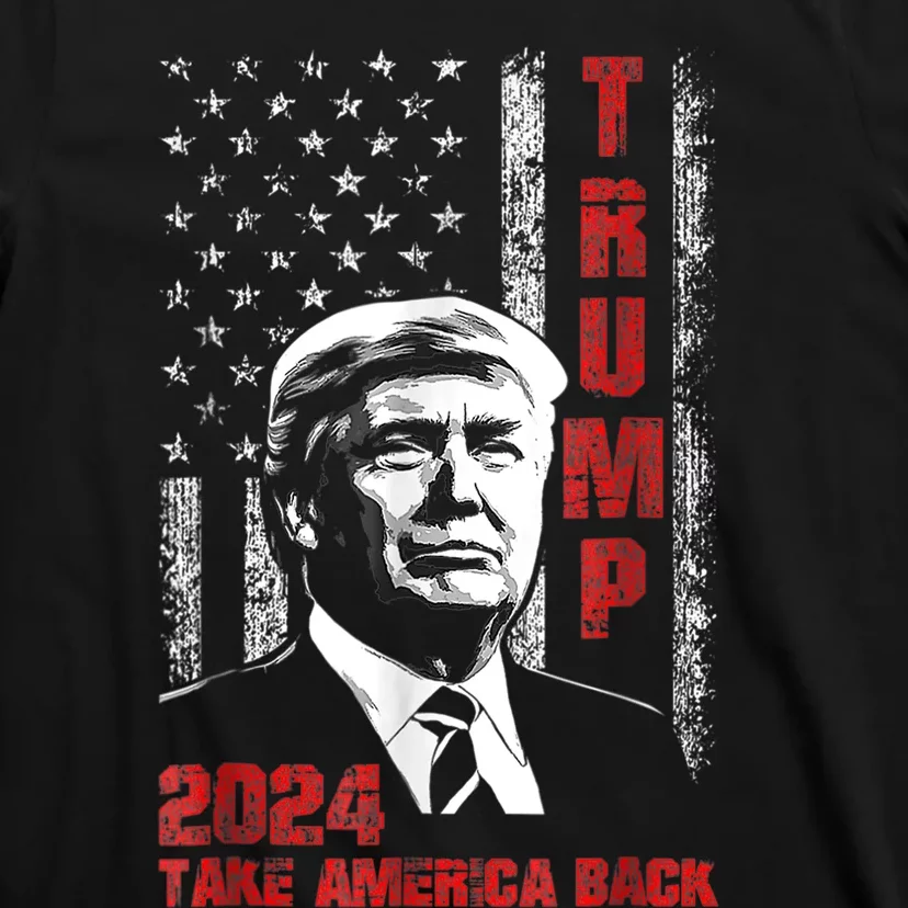 Donald Trump 2024 Flag Take America Back T-Shirt