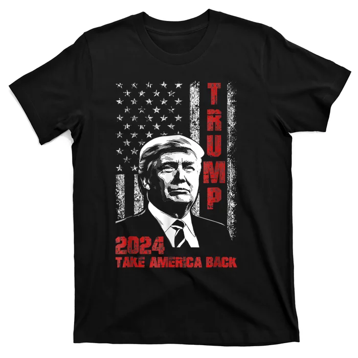 Donald Trump 2024 Flag Take America Back T-Shirt