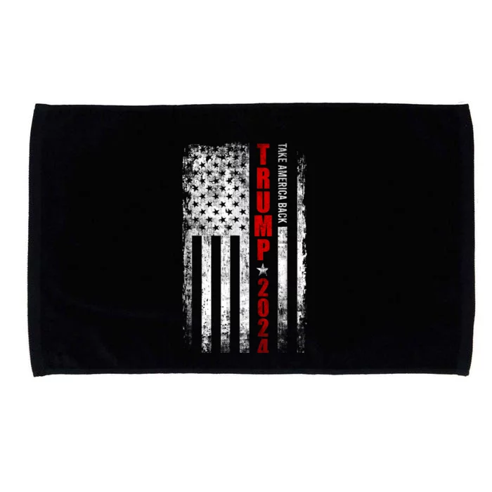 Donald Trump 2024 Take America Back Usa United States Microfiber Hand Towel