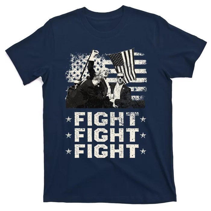 Donald Trump 2024 Fight Fight Fight Donald Trump Fist Pump T-Shirt