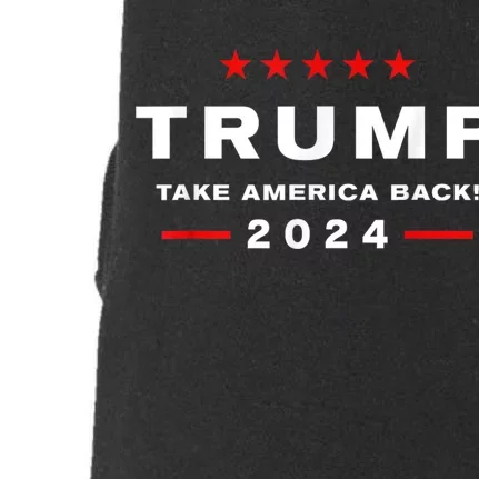 Donald Trump 2024 Take America Back Usa United States Doggie 3-End Fleece Hoodie