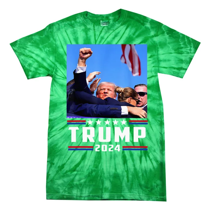 Donald Trump 2024 Survived Shot At Election Rally Tie-Dye T-Shirt