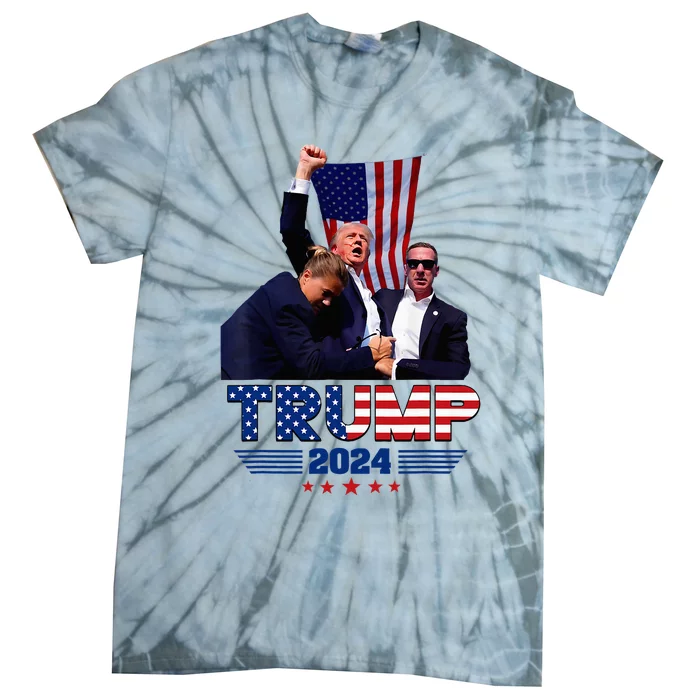 Donald Trump 2024 Survived Shot At Election Rally Tie-Dye T-Shirt