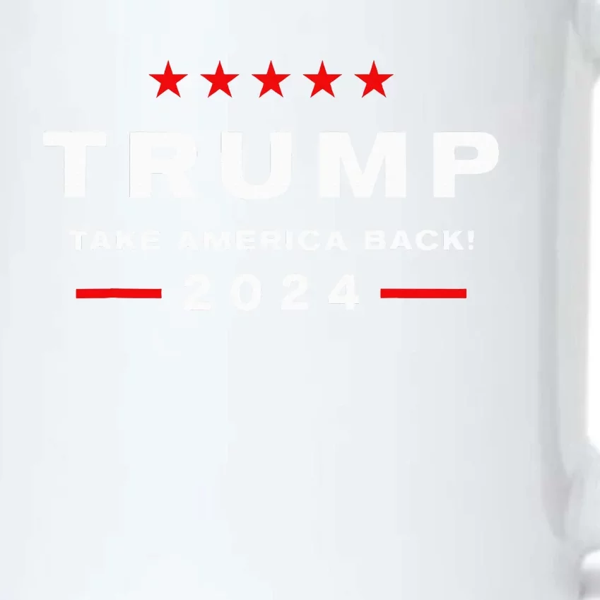 Donald Trump 2024 Take America Back Election  The Return Black Color Changing Mug